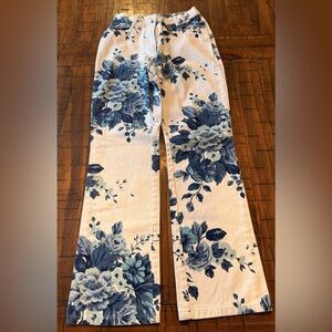 Together Vintage Blue Floral size 4 Cottagecore, Boho